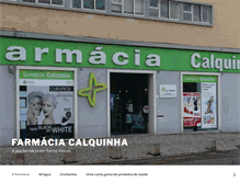 Tablet Screenshot of farmaciacalquinha.com